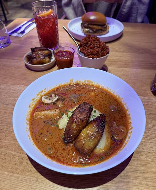   at Akan Afrofusion Restaurant in Hamburg