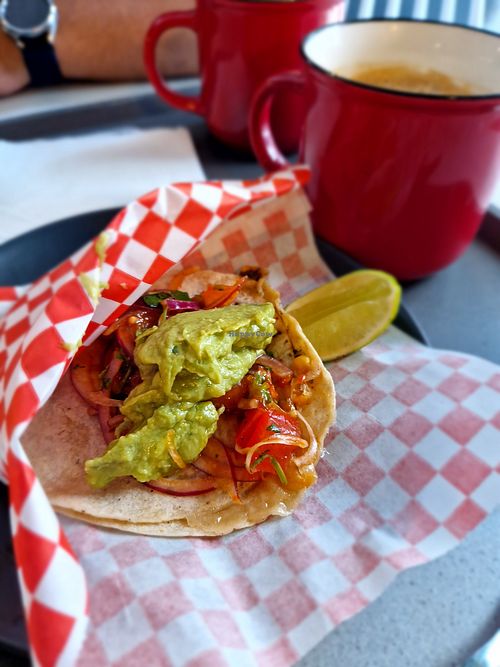 Vegan Taco at Coffeecina in Avignon