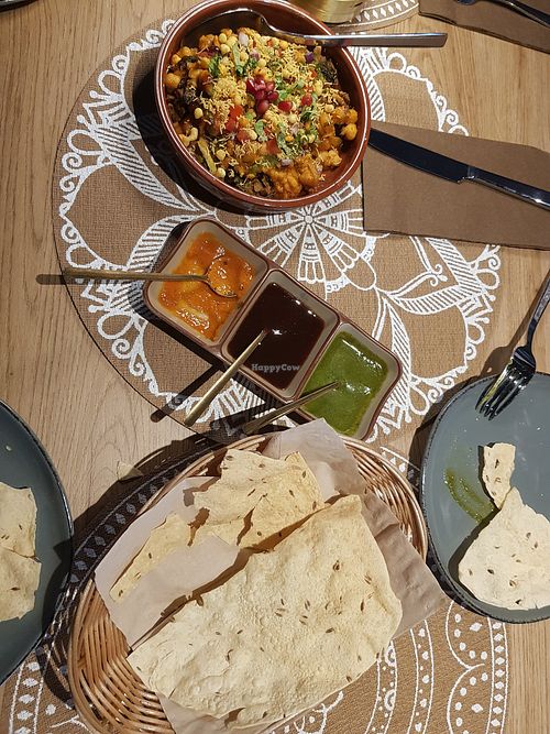 Pakora Chaat - vegan at Chutney On Top in Munich