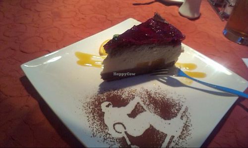 köstliche, Vegane Torte. at Almi's Berghotel in Obernberg Am Brenner