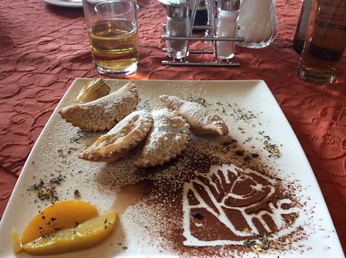 Maroni Krapfen. Vegan. at Almi's Berghotel in Obernberg Am Brenner