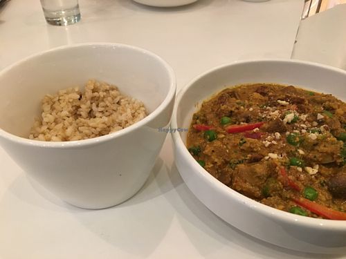 Penang curry at Pure and Whole - Shanghai Centre in Shanghai