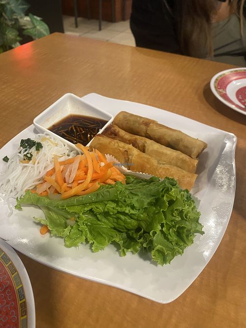 Vegan spring rolls  at Pho Viet - Manoa in Honolulu