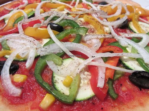 pizza vegetaria (without cheese) at Canossa in Saarbrucken