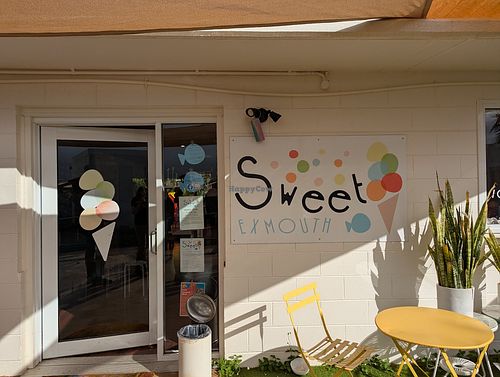 Outside at Sweet in Exmouth