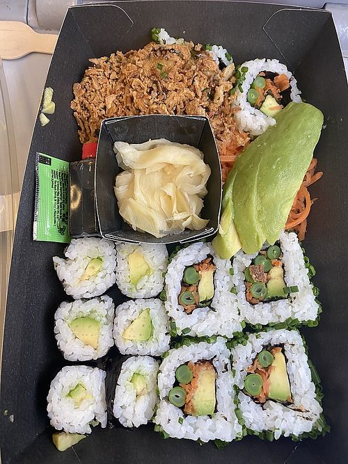 Veggie Sushi Collection  at Itsu - Victoria Station in South West London