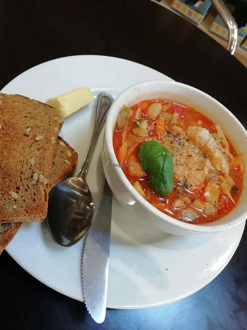 soup at The Hub at Healthy Spirit in Manchester