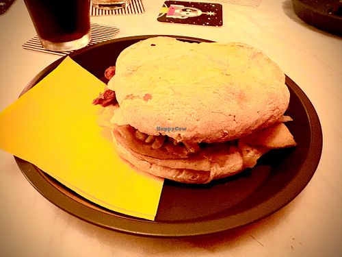 Panino vegan  at Materia Birreria in Bergamo