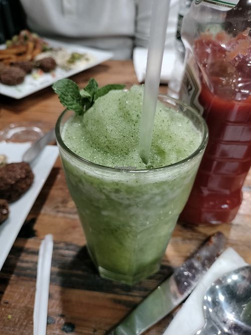 Mint lemonade  at Alkofeia Restaurant in Bayonne