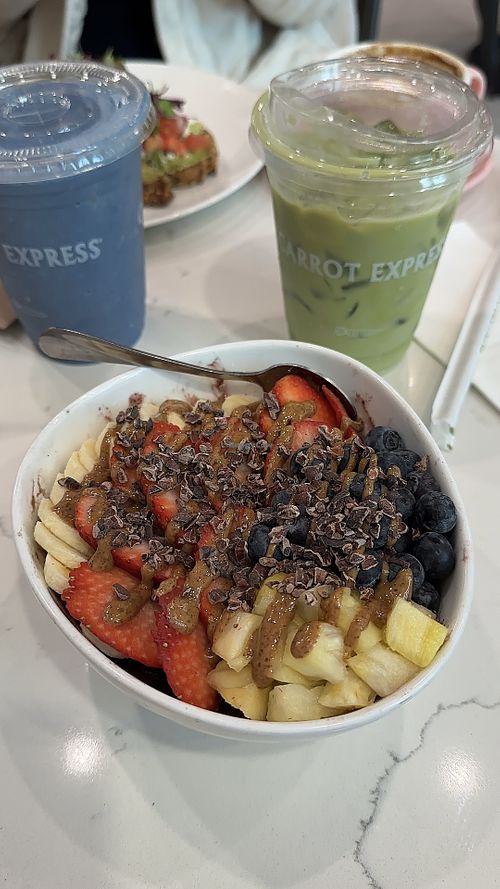 Smoothie Bowl: Order no granola, no honey  at Carrot Express - Brickell in Miami