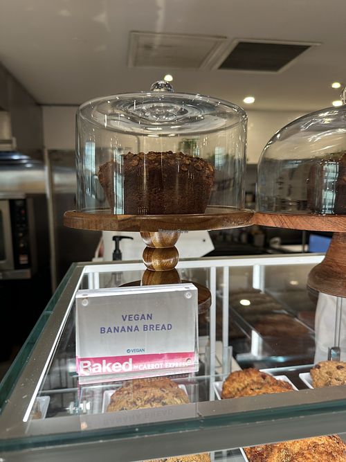 Vegan banana bread  at Carrot Express - Brickell in Miami