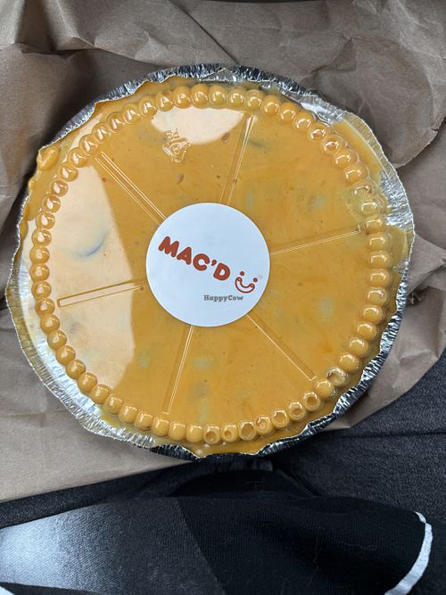 vegan Mac with jalapeños and vegan cheddarr  at MAC'D - Portland in Portland