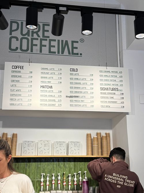 Menu & prices at Pure Coffeine - Specialty Coffee in Valencia