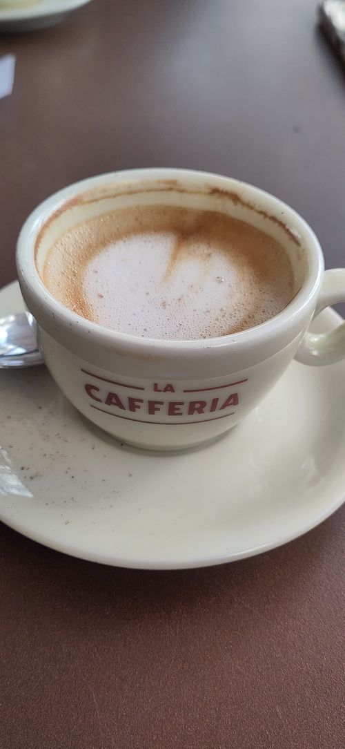 Oat cappuccino at La Cafferia in Varese