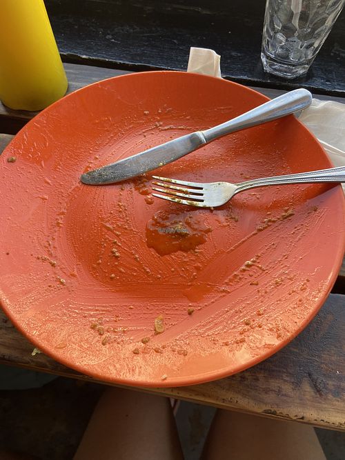   at Shanti's Rum and Roti in Bridgetown