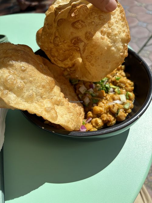 Chala masala puri  at Kaapicat Cafe in Ventura