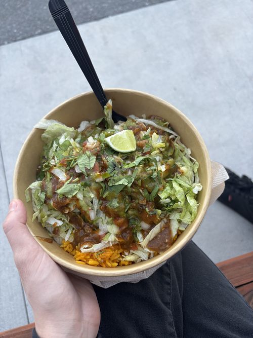 vegan option was out of this worldd  at Not Yo Mama's Tacos  in Fort Myers