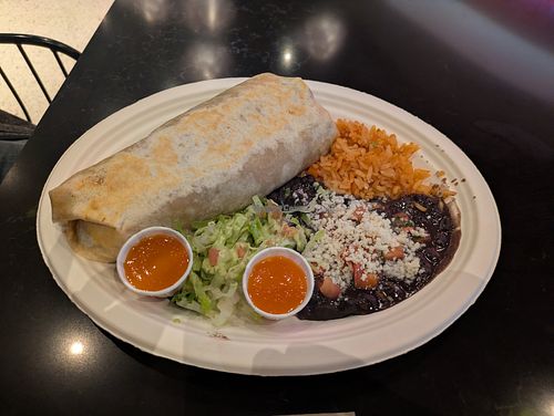 Cali burrito at Tacotarian - Miracle Mile in Las Vegas