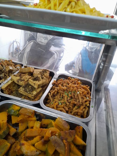 Com chay selection at Cơm Chay 12k in Ho Chi Minh City