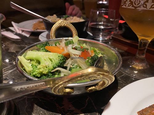 Mixed vegetables in garlic sauce   at Tamara Lounge  in Uxbridge