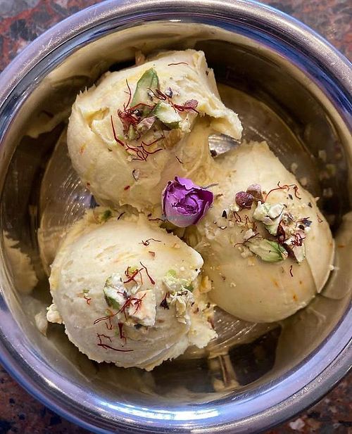 Traditional Persian ice-cream   at Francesca's   in York