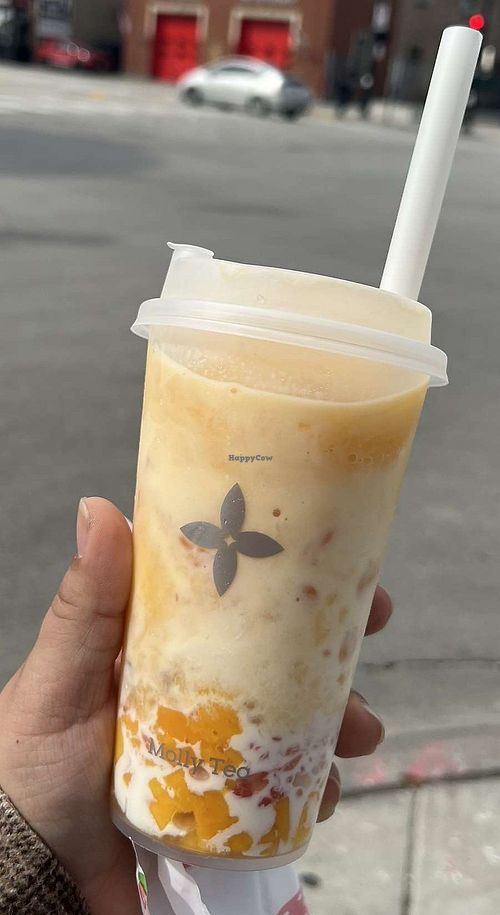 Jasmine Mango Smoothie at Molly Tea in Chicago