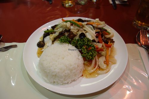 V1 Su-Ya with various vegetables (vegan) at Hongkong Imbiss in Saarbrucken