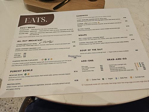 Some vegan options. Good coffee. Lots of parking nearby. About 5 min drive from Paarl Parkrun if you are here on a Saturday. at Reminisce Health and Coffee Bar in Paarl