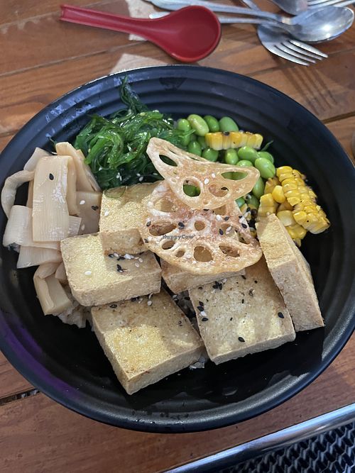 Vege power don - donburi bowl  at Oya Bowl Bar in East Gosford