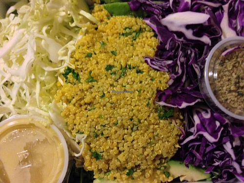 Detox quinoa seasonal salad - yum! at Le Pain Quotidien in Chevy Chase