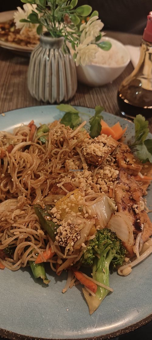 Wok with vegetables, peanuts and tofu at Restaurang Minh in Stockholm