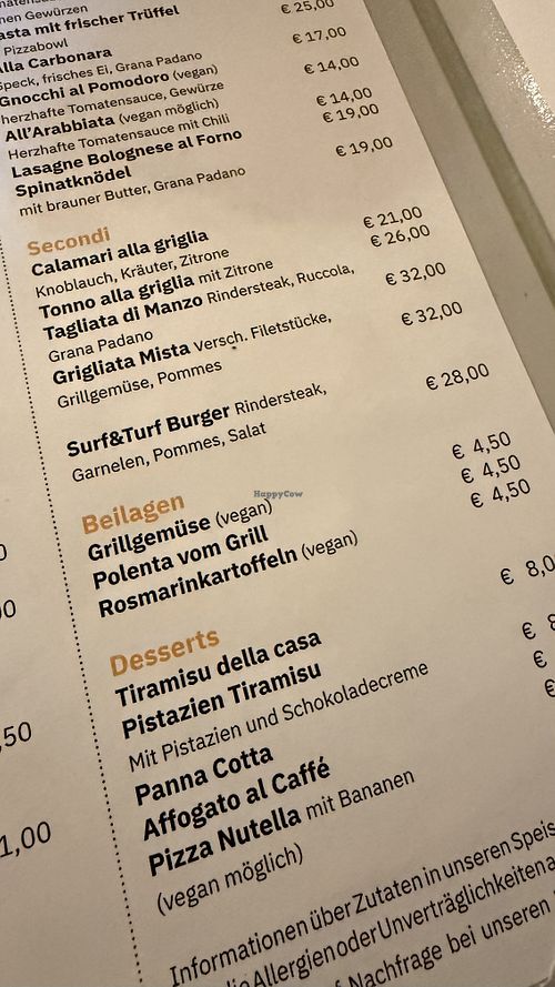   at La Trattoria in Saalbach