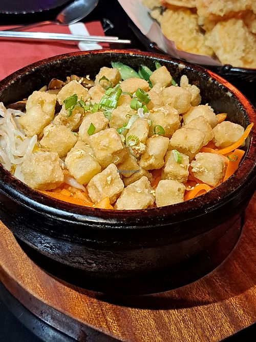 Tofu dol sot bibimbap at Seoul Restaurant Korean BBQ & Japanese Aberdeen in Aberdeen