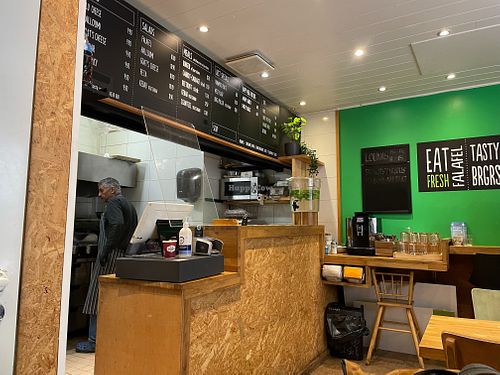 Inside at Just Vege in Helsinki