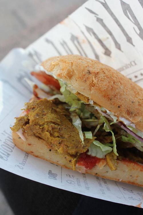 Seitan Shawarma at Just Vege in Helsinki