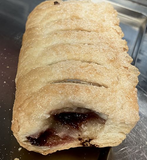 Jam croissant   at D Sel Cafe' in Milan