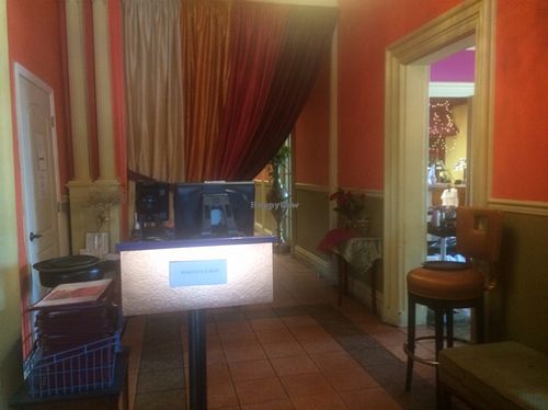 Host table at Indigma in Baltimore