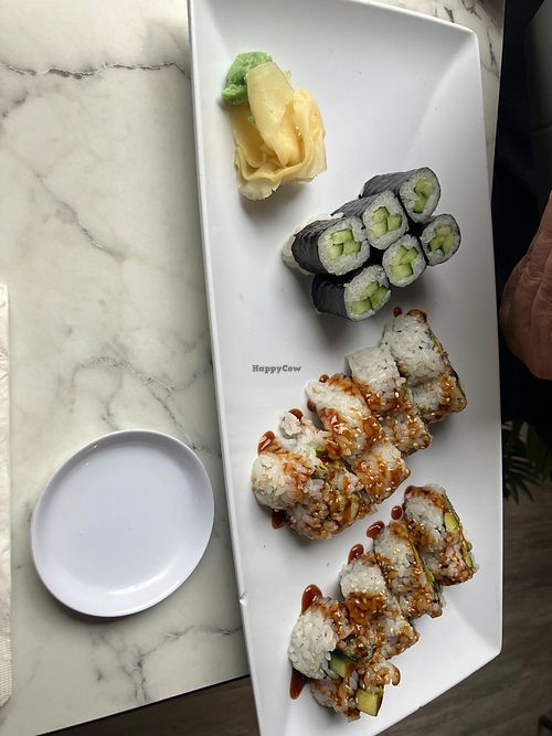 Vegan Sushi at Wave in Spokane