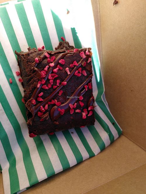 Chocolate and raspberry cake (February 2025) at Caffi Y Plas in Machynlleth