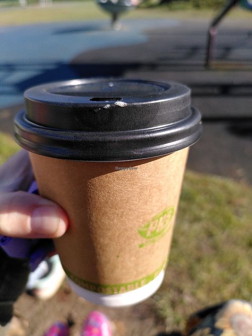 Decaf latte (February 2025) at Caffi Y Plas in Machynlleth