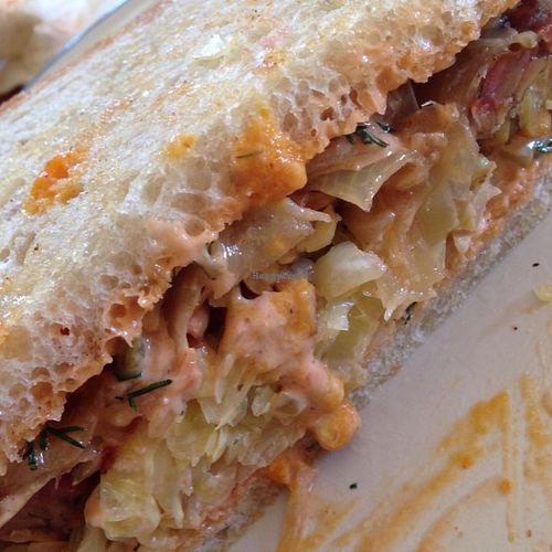 vegan Ruben at Sneaky Pickle & Bar Brine in New Orleans