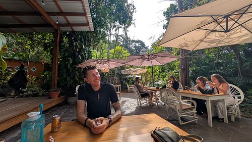 More seating at The Hidden Garden Atitlan in San Marcos La Laguna