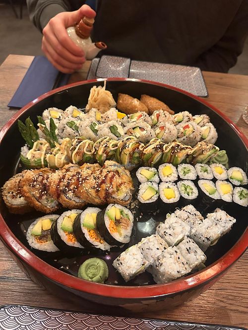 Vegan Sushi Platter for 2 (Special Request)  at Kami Restaurant in Munich