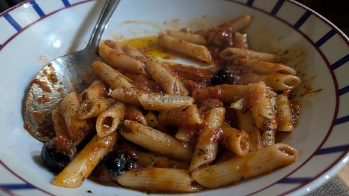 puttanesca at Restaurante O Spaghetti in Torres Vedras