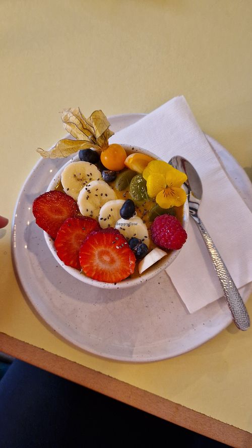 Coconut chia pudding at Bunkl & Co in Hinterstoder