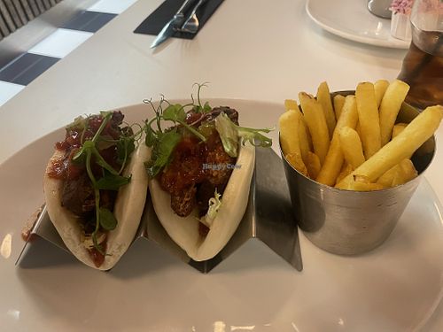 Moving Mountains Bao Bun  at Beverley Hills Diner & Bar in Beverley