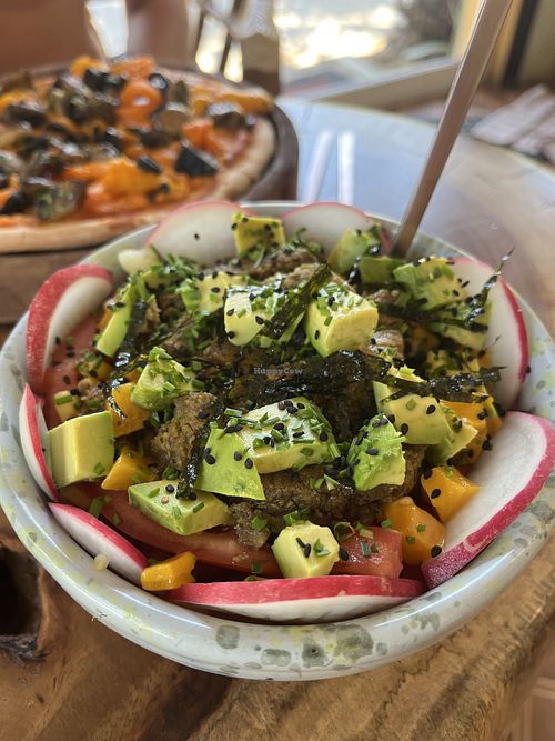 vegan poke bowl  at Casa DaVan Bistro & Boutique in Mazunte