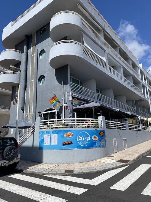 Street view   at Ca'Yeya Café in La Palma