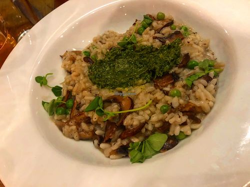 Mushroom Risotto at Strongwater Food and Spirits in Columbus