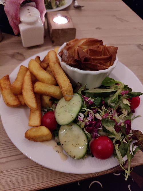 Mushroom and leek pot pie at Long Man Inn in Polegate